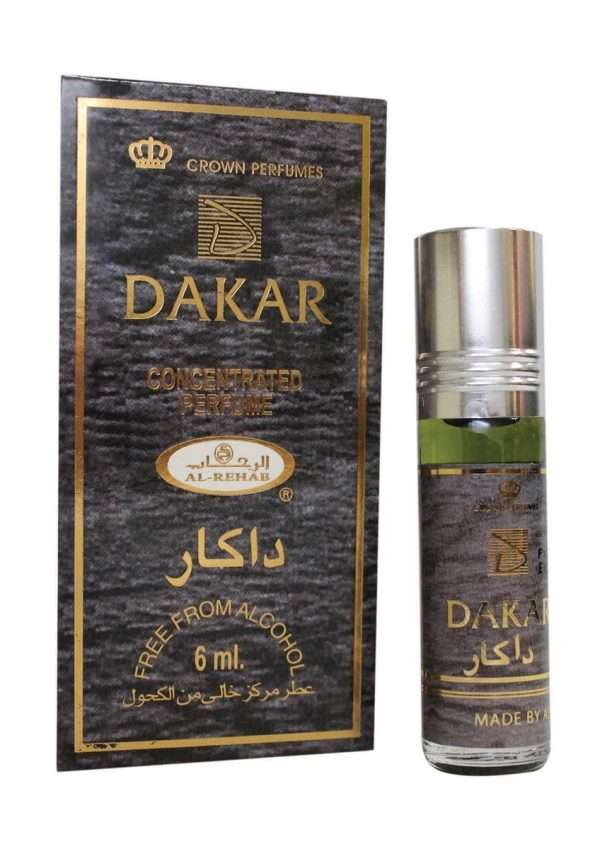 AL-Rehab Dakar Attar 6 x 6ml Concentrate Attar Perfume Dakar