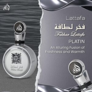 Lattafa Fakhar Platin Eau de Parfum for Men – 100ml |
